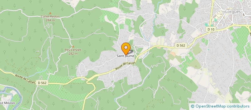 localisation de l'entreprise DS RENOVATION à LORGUES