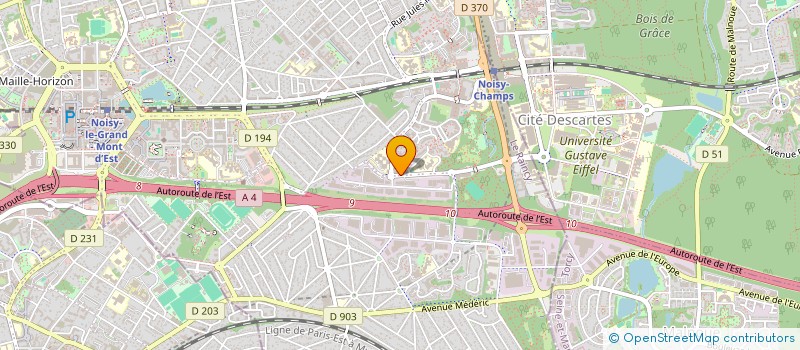 localisation de l'entreprise DS RENOVATION  NOISY-LE-GRAND