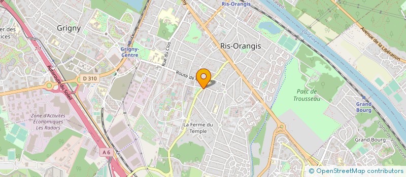 localisation de l'entreprise DS RESTAURATION à RIS-ORANGIS