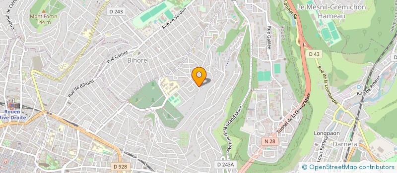 localisation de l'entreprise DS ROUEN COUVERTURE  ROUEN