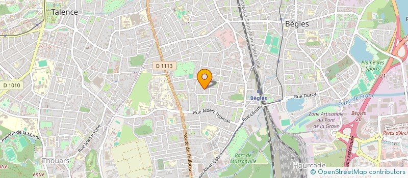 localisation de l'entreprise DS SANTE à BRUGES