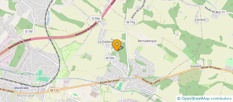 localisation de l'entreprise DS SAUDRUNE  BEAUPUY