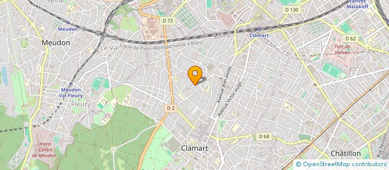 localisation de l'entreprise DS SECRETARIAT à CLAMART