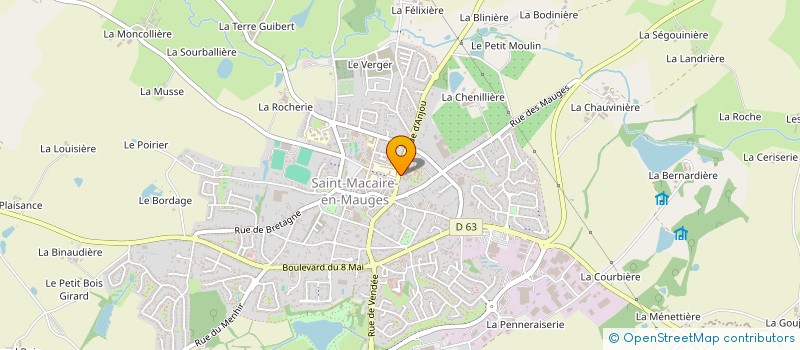 localisation de l'entreprise DS SELECTION à CHOLET