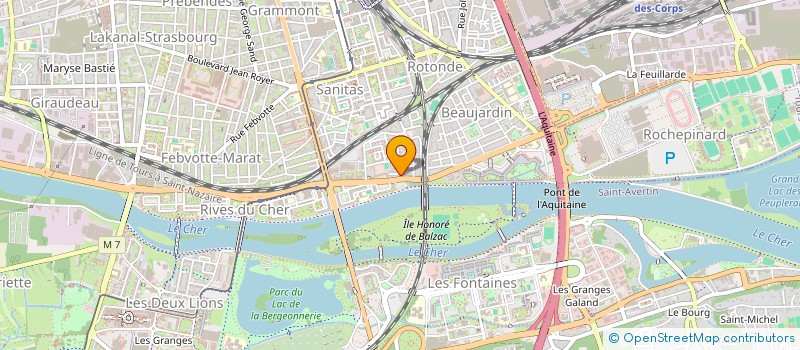 localisation de l'entreprise DS SERVICES à TOURS