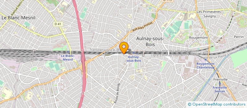 localisation de l'entreprise DS SERVICES à AULNAY-SOUS-BOIS
