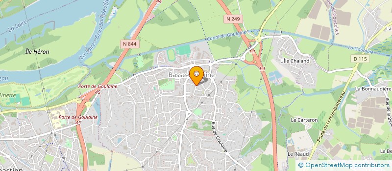 localisation de l'entreprise DS SERVICES  BASSE-GOULAINE