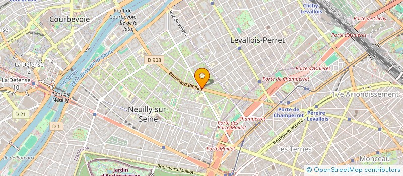 localisation de l'entreprise DS SIGNATURE à NEUILLY-SUR-SEINE