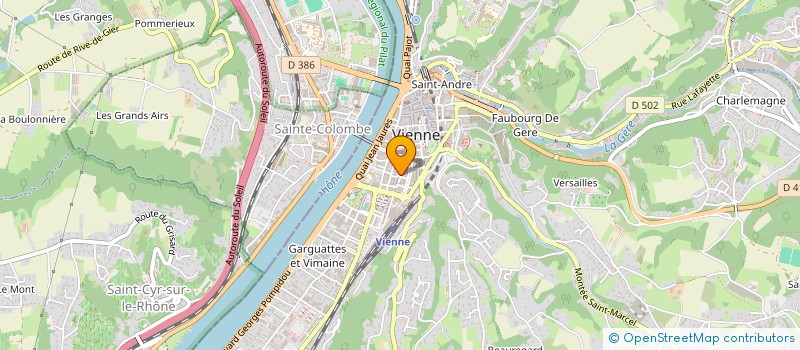 localisation de l'entreprise DS STELLA IMMO  VIENNE