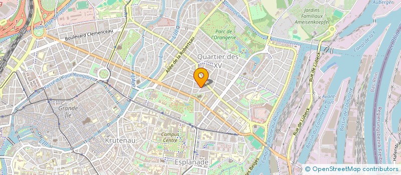 localisation de l'entreprise DS STRATEGIE à STRASBOURG