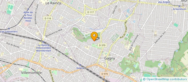 localisation de l'entreprise DS TELECOM  GAGNY