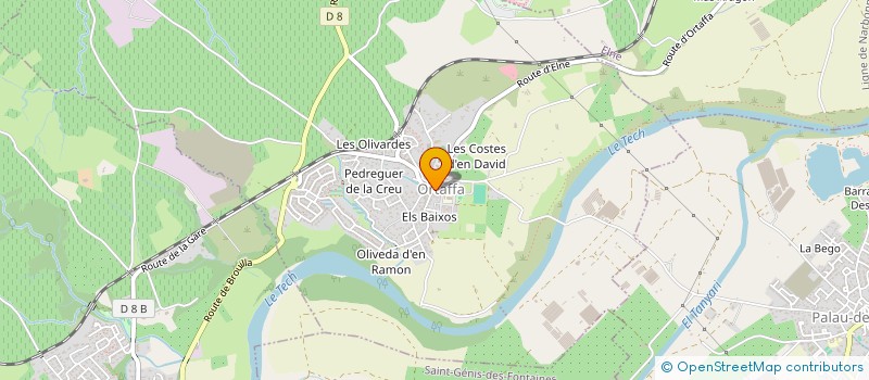 localisation de l'entreprise DS TERRASSEMENT  ORTAFFA