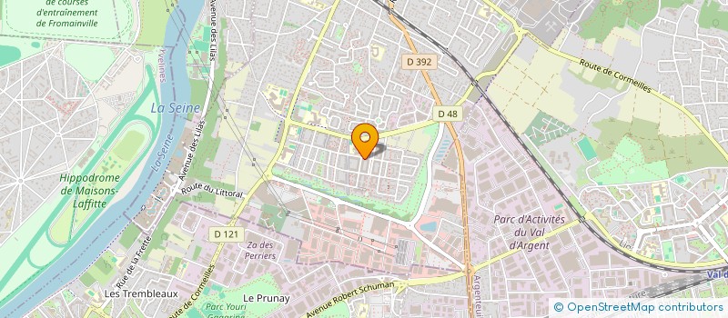 localisation de l'entreprise DS TP & PAVAGE  CORMEILLES-EN-PARISIS