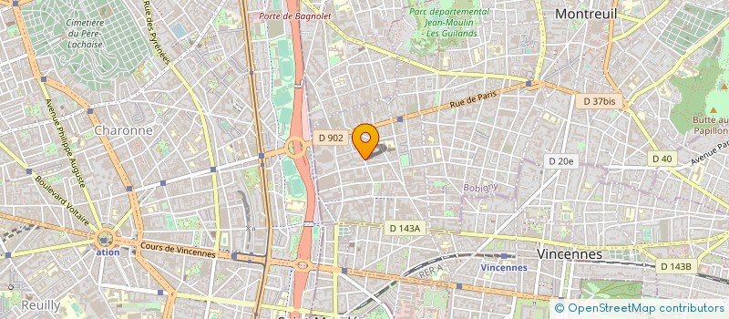 localisation de l'entreprise DS TRADING à MONTREUIL