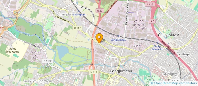 localisation de l'entreprise DS TRANSPORT à CHAMPLAN