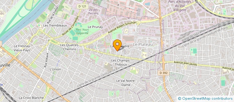 localisation de l'entreprise DS TRANSPORT  SARTROUVILLE