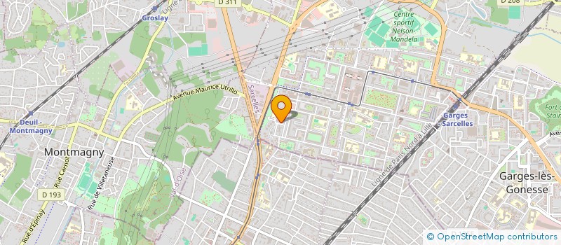 localisation de l'entreprise DS TRANSPORT VTC  SARCELLES