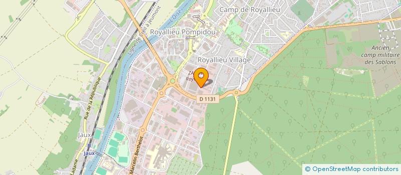localisation de l'entreprise DS TRANSPORTS à COMPIEGNE