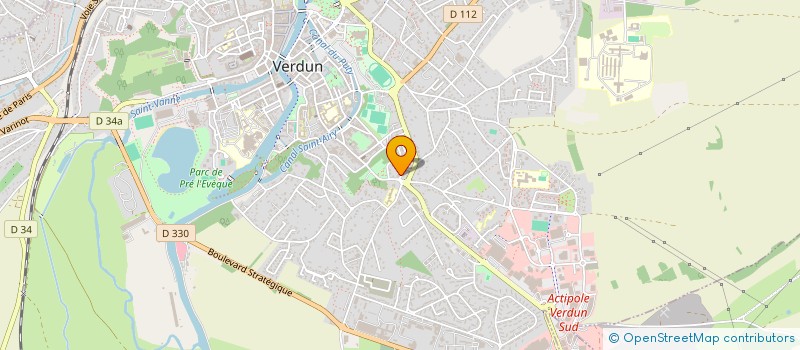 localisation de l'entreprise DS TRANSPORTS ET SERVICES à VERDUN