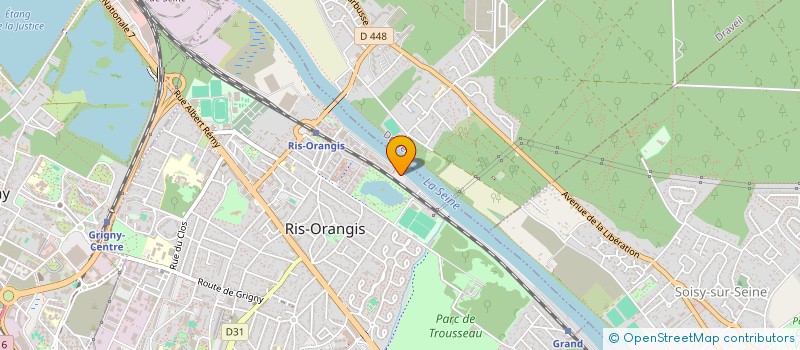 localisation de l'entreprise DS TRANSPORTS SERVICES à RIS-ORANGIS