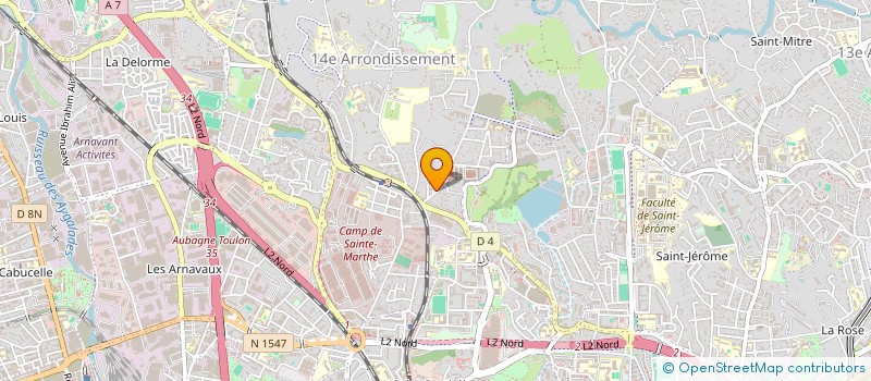 localisation de l'entreprise DS TRAVAUX à MARSEILLE