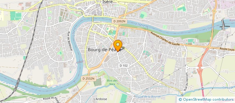 localisation de l'entreprise DS VALORIS  BOURG-DE-PEAGE