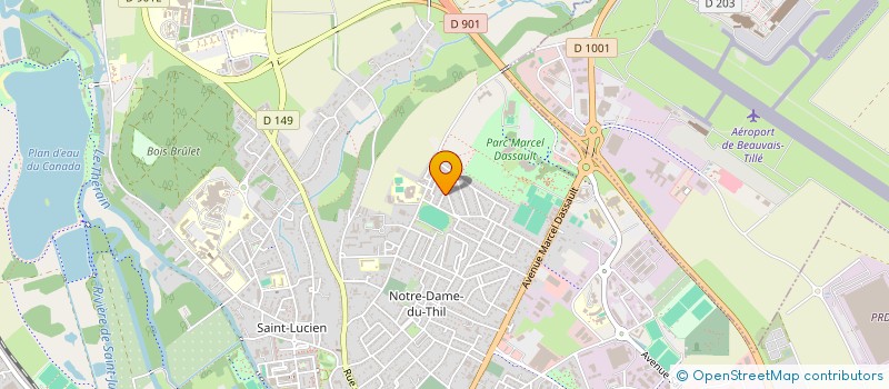 localisation de l'entreprise DS VTC  BEAUVAIS