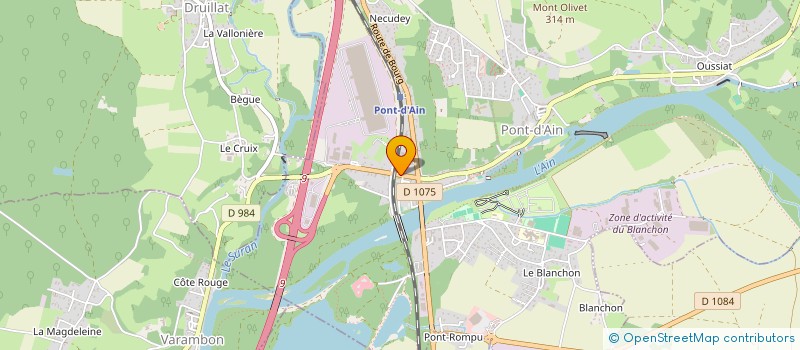 localisation de l'entreprise DS2VIN à PONT-D'AIN