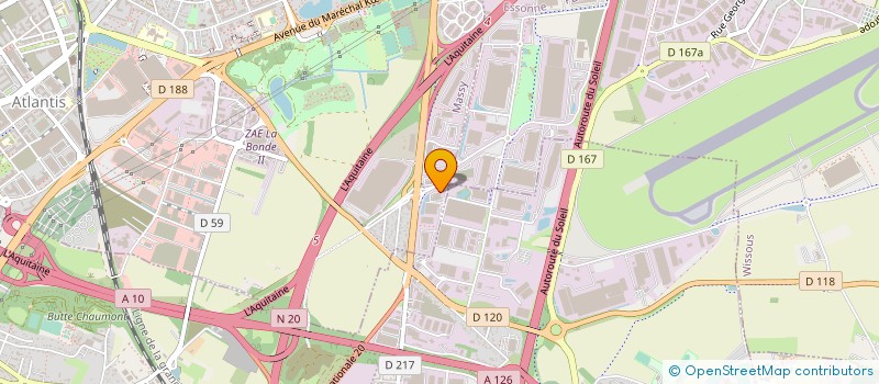 localisation de l'entreprise DSA à MASSY