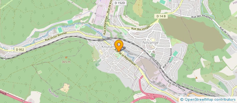 localisation de l'entreprise DSA 57 BTP  FAMECK