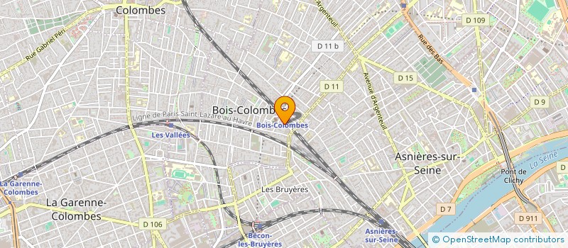 localisation de l'entreprise DSA à BOIS-COLOMBES