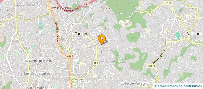 localisation de l'entreprise DSA à LE CANNET