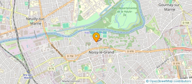 localisation de l'entreprise DSA  NOISY-LE-GRAND