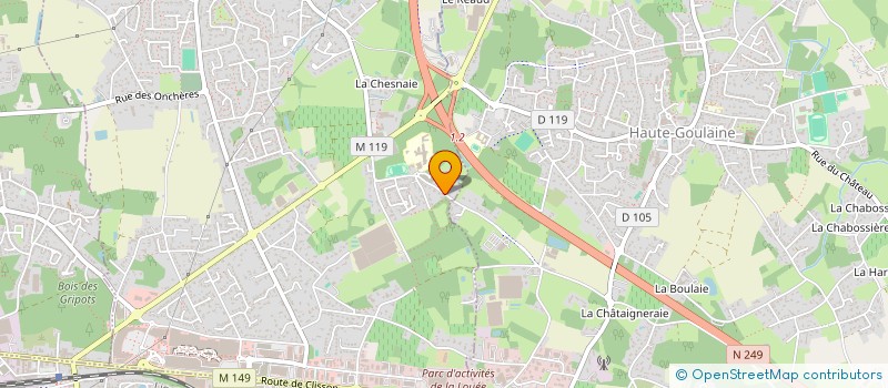 localisation de l'entreprise DSA  BASSE-GOULAINE