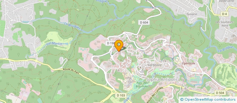 localisation de l'entreprise DSA CONSEIL à VALBONNE