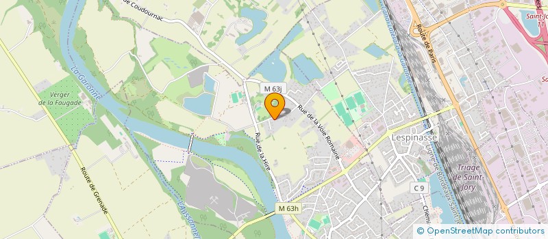 localisation de l'entreprise DSA CONSTRUCTION 31  GAGNAC-SUR-GARONNE