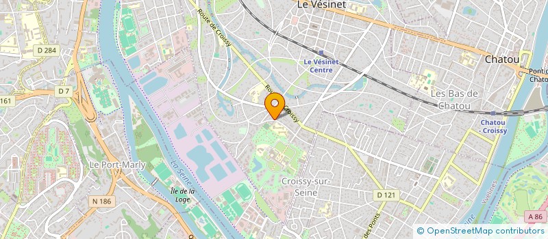 localisation de l'entreprise DSA CONSTRUCTION  LE VESINET