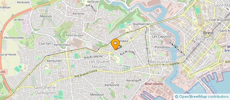 localisation de l'entreprise DSA CONSTRUCTIONS à BREST