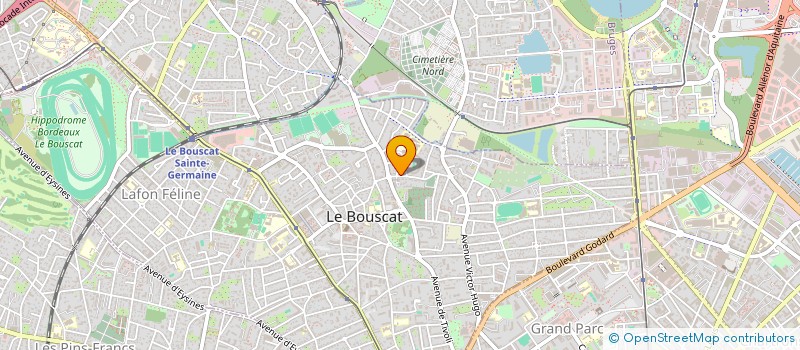 localisation de l'entreprise DSA HABITAT  LE BOUSCAT