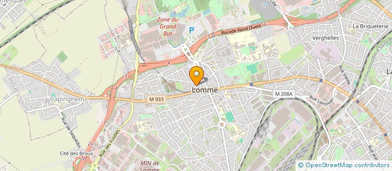 localisation de l'entreprise DSA IMMO à LILLE