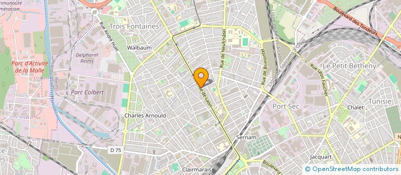 localisation de l'entreprise DSA INT  REIMS