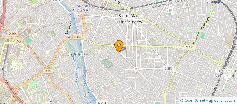 localisation de l'entreprise DSA INVEST à SAINT-MAUR-DES-FOSSES