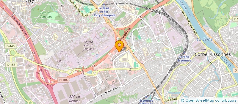 localisation de l'entreprise DSA PRESTIGE à CORBEIL-ESSONNES