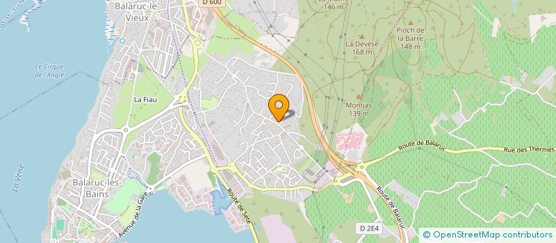 localisation de l'entreprise DSA3  BALARUC-LES-BAINS