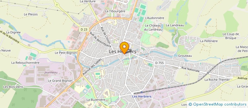 localisation de l'entreprise DSAM à LES HERBIERS