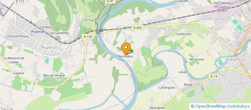 localisation de l'entreprise DSANTOS 46  GIRAC