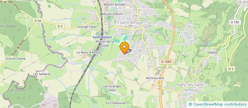 localisation de l'entreprise DSAS à SAINT-AMOUR