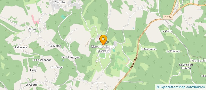 localisation de l'entreprise DSATP  MARCILLAC-SAINT-QUENTIN