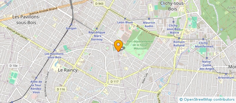 localisation de l'entreprise DSB à CLICHY-SOUS-BOIS