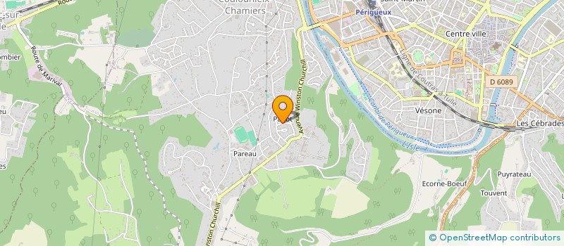 localisation de l'entreprise DSB  COULOUNIEIX-CHAMIERS